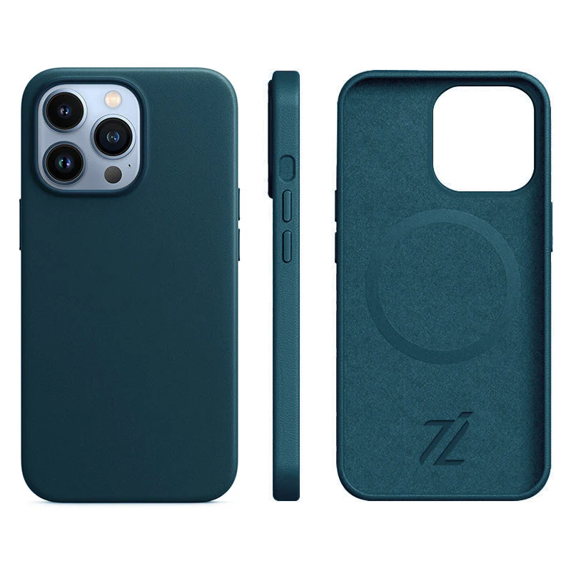 iPhone Smooth Leather Case Designed For MagSafe Chargers. - Image 3